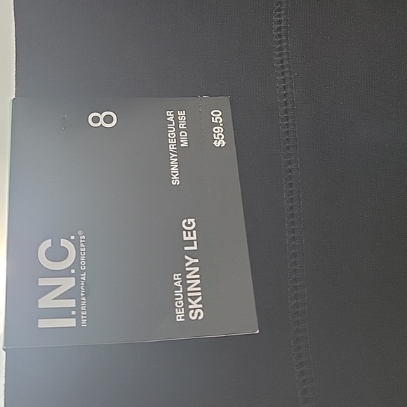 Black Sequin-Trimmed Pants NWT - Picture 2 of 13